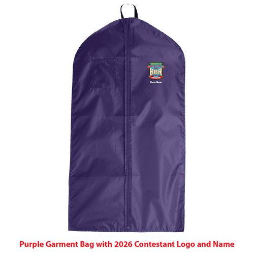 Garment Bag with 2026 Contestant Logo and Personalization image thumbnail