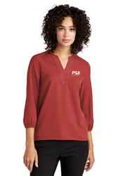 Image of Mercer+Mettle™ Women's Stretch Crepe 3/4-Sleeve Blouse