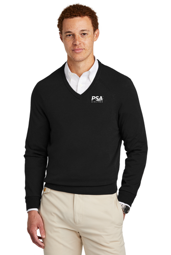 Brooks Brothers® Cotton Stretch V-Neck Sweater image thumbnail