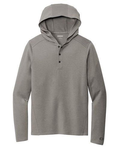 Men's OGIO Lumosity Hooded Henley image thumbnail