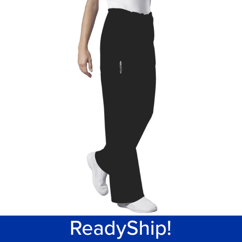 Unisex Cherokee Core Stretch Black Scrub Pant image thumbnail