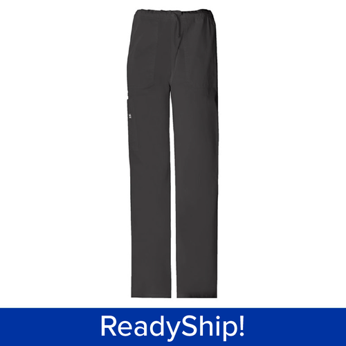 Unisex Cherokee Core Stretch Black Scrub Pant image thumbnail