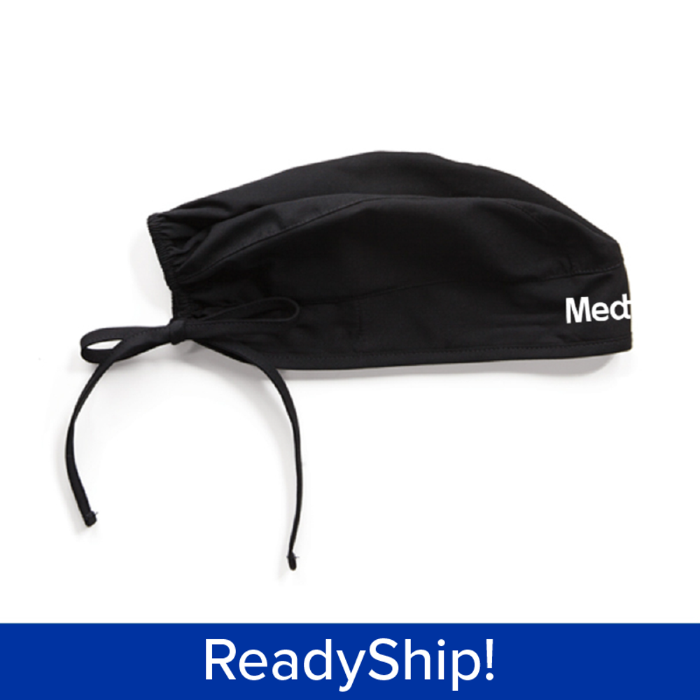 Black Unisex Scrub Cap primary image