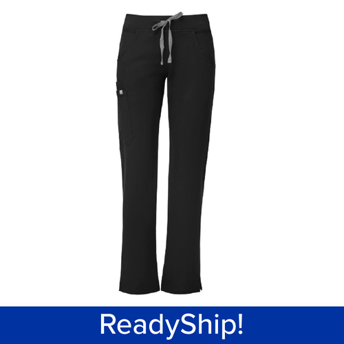 Women's FIGS Black Cargo Scrub Pants image thumbnail