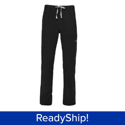 Image of Men's FIGS Black Cargo Scrub Pants 