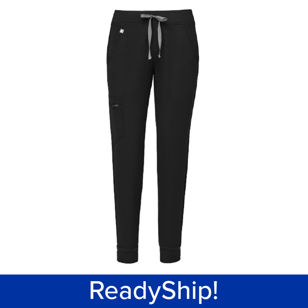Women's FIGS Black Jogger Scrub Pants  primary image