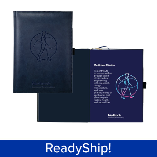 Faux Leather Symbol Journal w/ Pen Loop image thumbnail