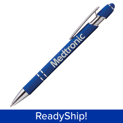 Image of Pack of 10 - Soft Grip Pen with Stylus