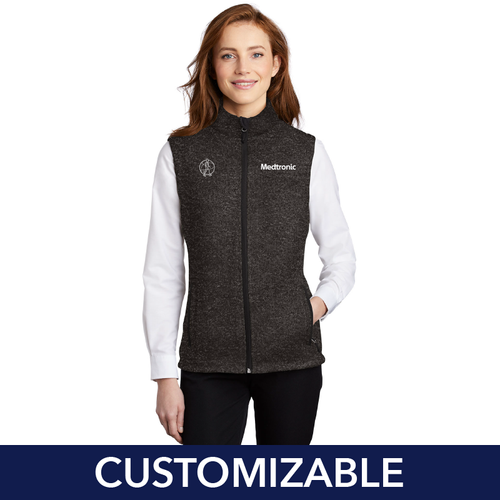 Women's Sweater Fleece Vest image thumbnail