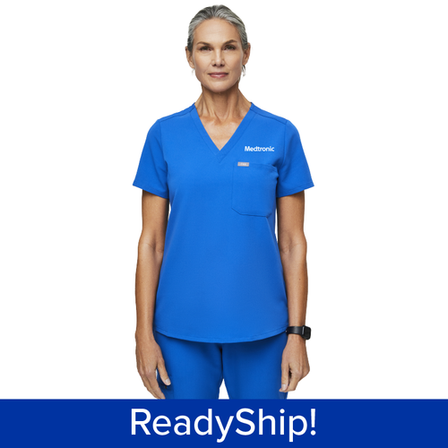 Women's FIGS Royal Traditional Top image thumbnail