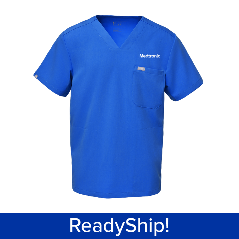 Men's FIGS Royal Scrub Top primary image