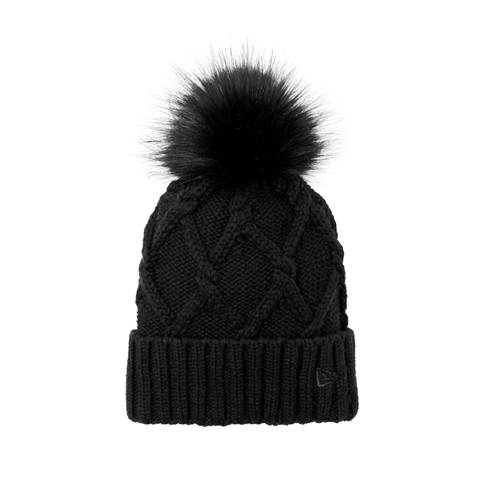 New Era Faux Fur Pom Beanie image thumbnail