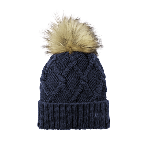 New Era Faux Fur Pom Beanie image thumbnail