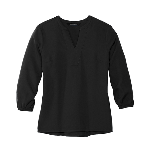 Women's Stretch 3/4 Sleeve Woven Shirt image thumbnail