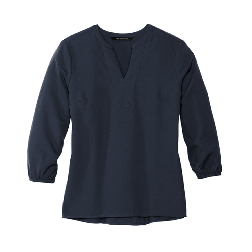 Women's Stretch 3/4 Sleeve Woven Shirt image thumbnail