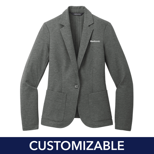 Women's Relaxed Knit Blazer image thumbnail