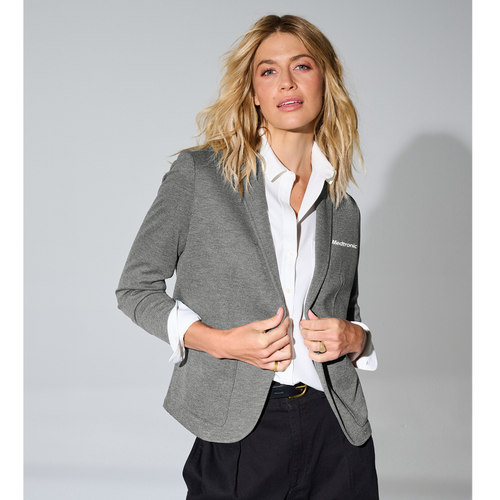 Women's Relaxed Knit Blazer image thumbnail