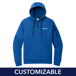 Image of Men's Nike Therma-FIT Pocket 1/4-Zip  Fleece Hoodie