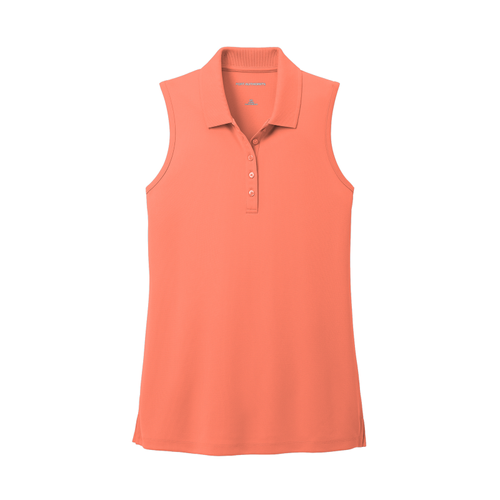 Women's UV Micro-Mesh Sleeveless Polo image thumbnail