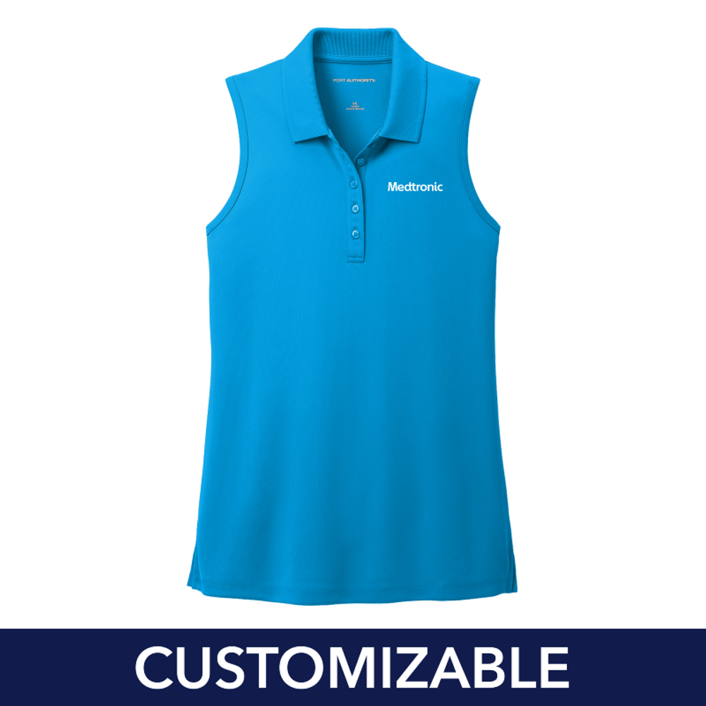Women's UV Micro-Mesh Sleeveless Polo primary image