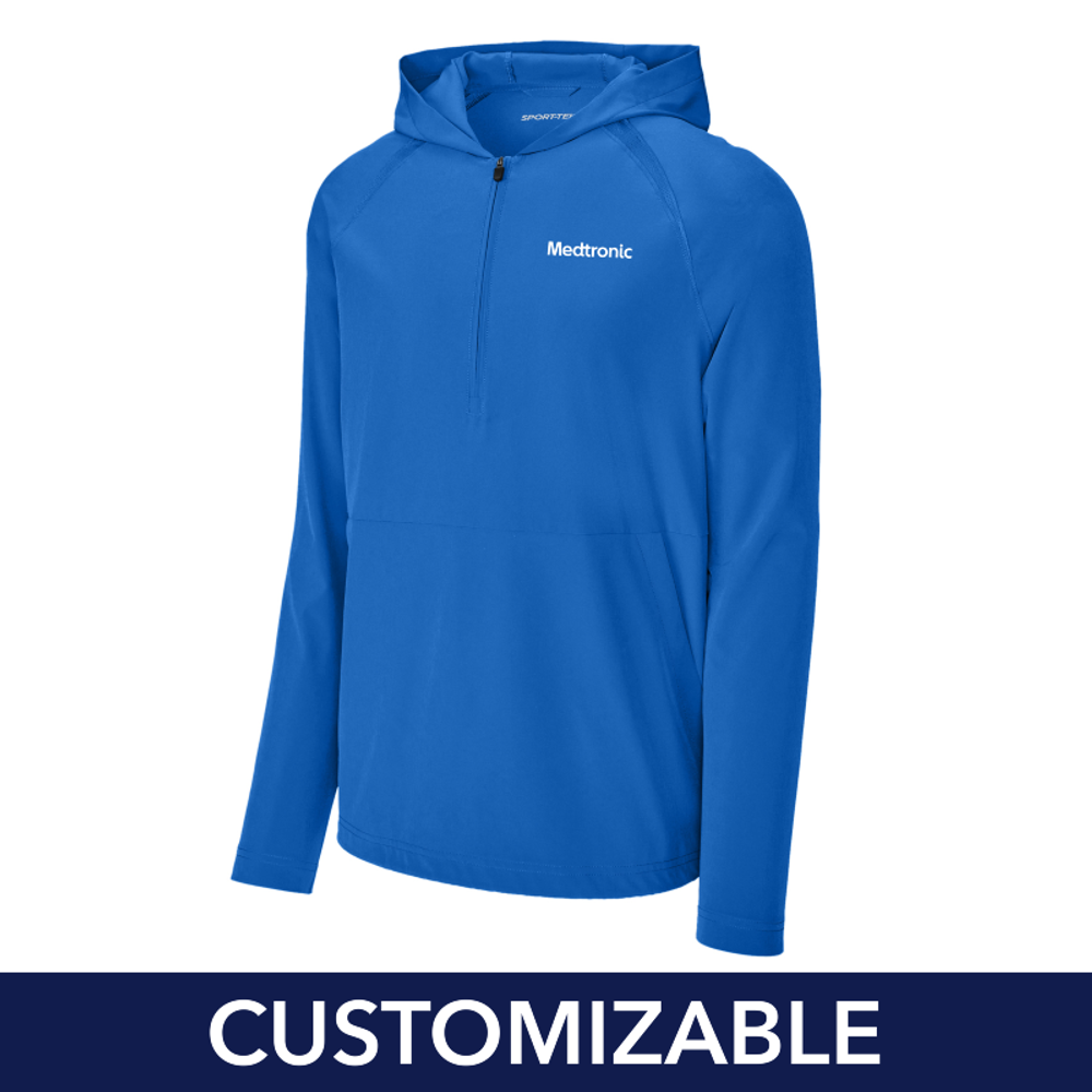 Men's Replay 1/2-Zip Long Sleeve Hooded Jacket primary image