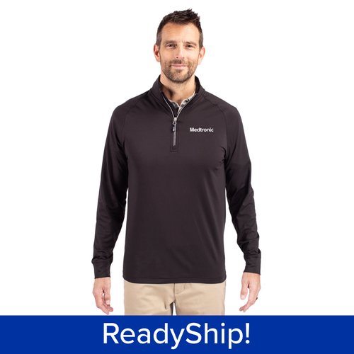 Men's Knit Stretch Quarter Zip Pullover image thumbnail
