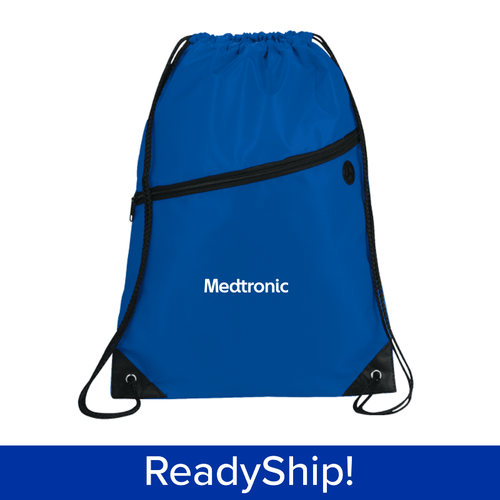Drawstring Bag with Pocket image thumbnail