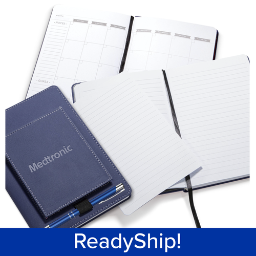 Hardcover Journal with Cell Phone Pocket image thumbnail