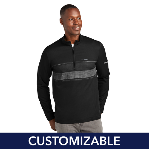 Men's TravisMathew Striped 1/4-Zip Pullover image thumbnail