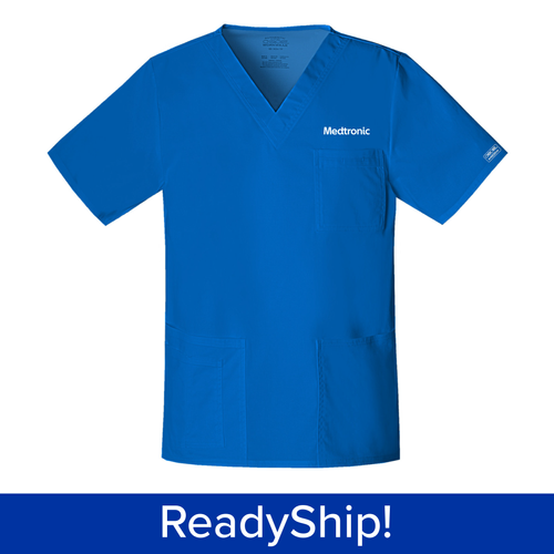 Unisex Cherokee Core Stretch Royal Scrub Top image thumbnail