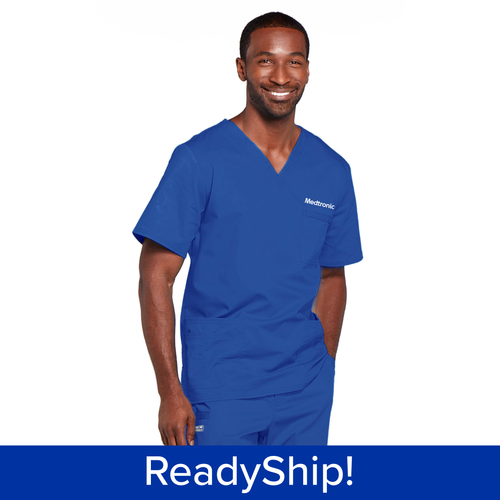 Unisex Cherokee Core Stretch Royal Scrub Top image thumbnail