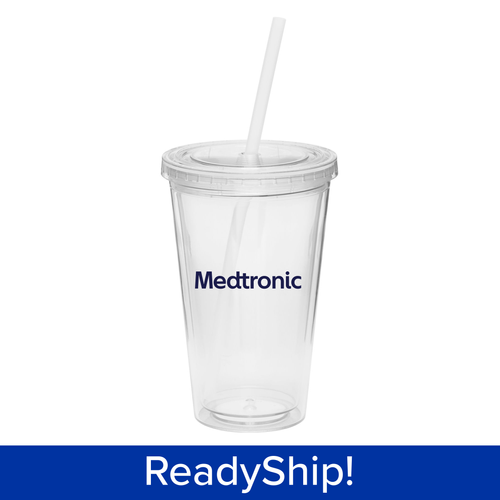 16oz Double Wall Straw Tumbler image thumbnail