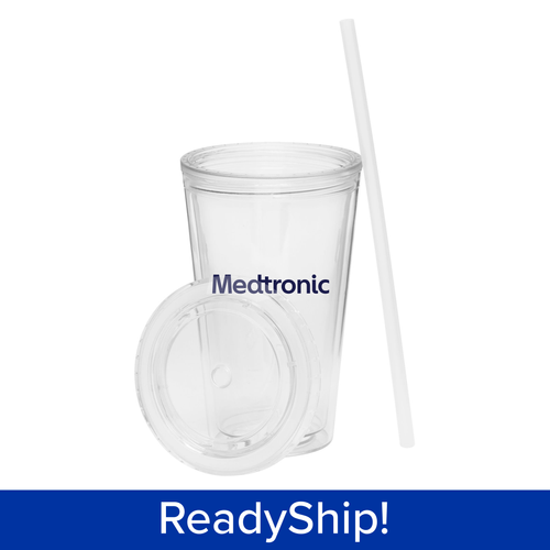 16oz Double Wall Straw Tumbler image thumbnail