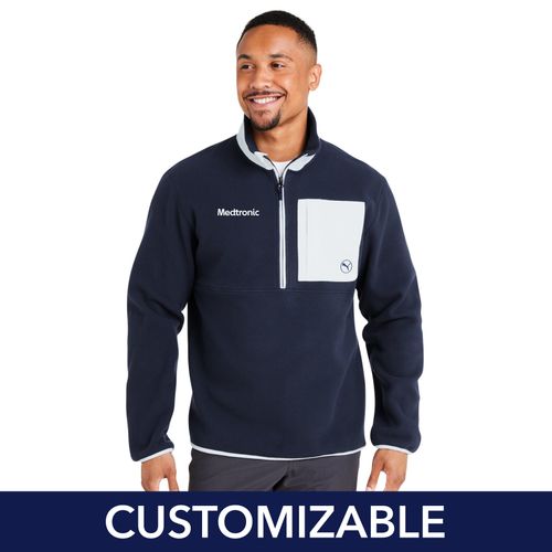 Men's Puma Fleece 1/4-Zip image thumbnail