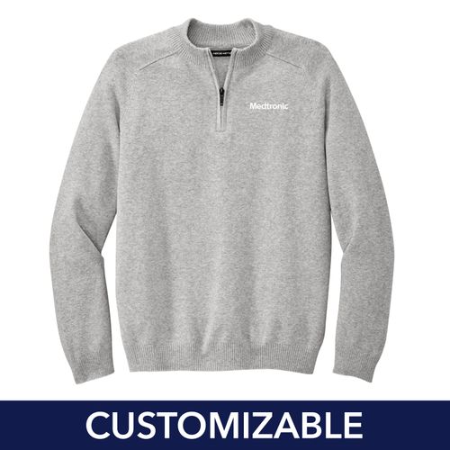 Men's Modern Easy Care 1/4-Zip Sweater image thumbnail