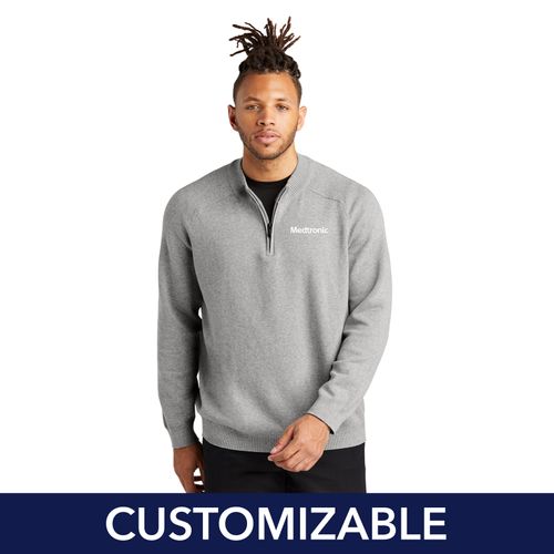 Men's Modern Easy Care 1/4-Zip Sweater image thumbnail