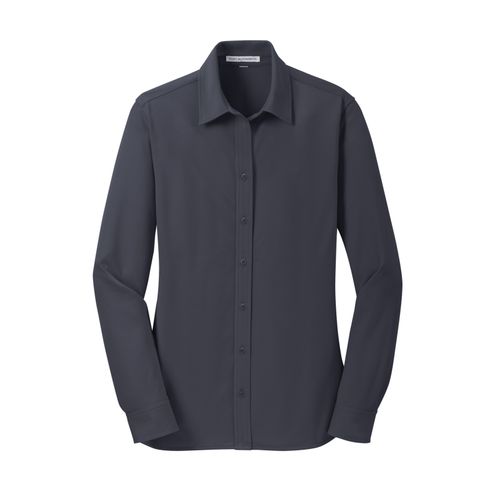 Women's Knit Dress Shirt image thumbnail