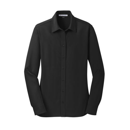 Women's Knit Dress Shirt image thumbnail