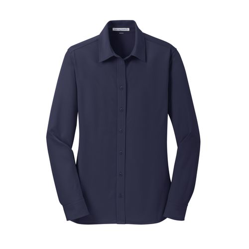 Women's Knit Dress Shirt image thumbnail