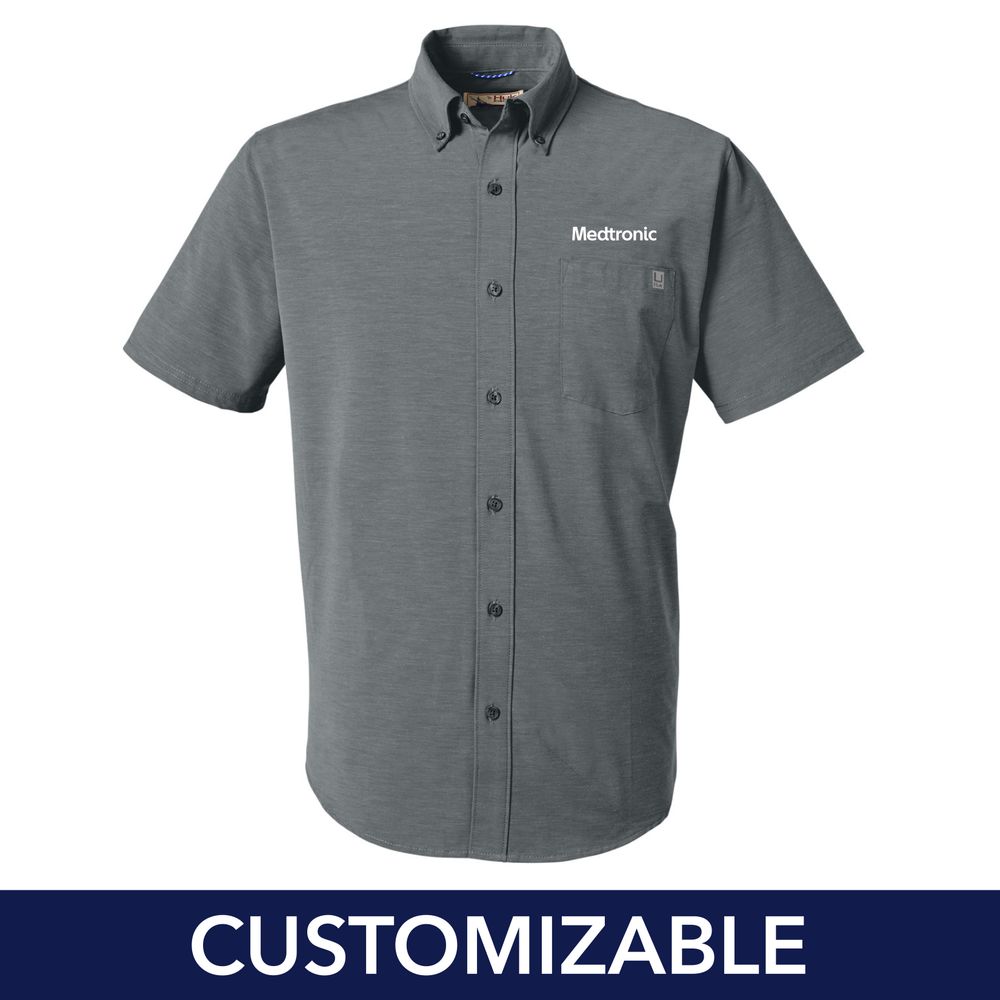 Men's HUK Solid Short Sleeve Shirt primary image