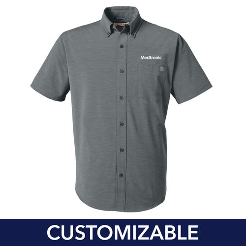 Men's HUK Solid Short Sleeve Shirt image thumbnail