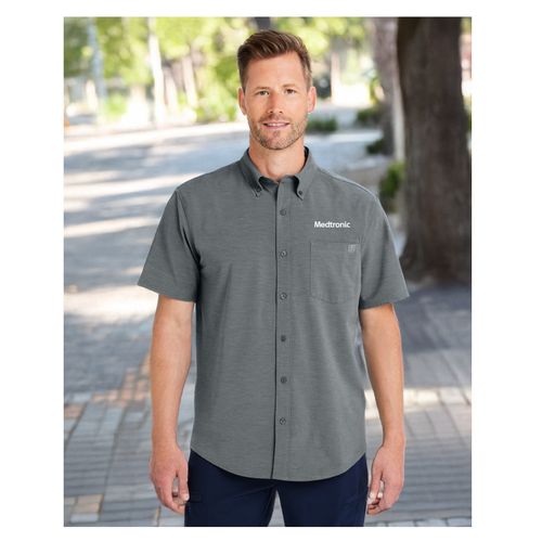 Men's HUK Solid Short Sleeve Shirt image thumbnail