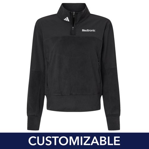 Women's Adidas Fleece 1/4-Zip Pullover image thumbnail