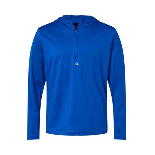 Men's Adidas 1/4-Zip Hooded Pullover image thumbnail