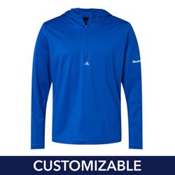 Image of Men's Adidas 1/4-Zip Hooded Pullover