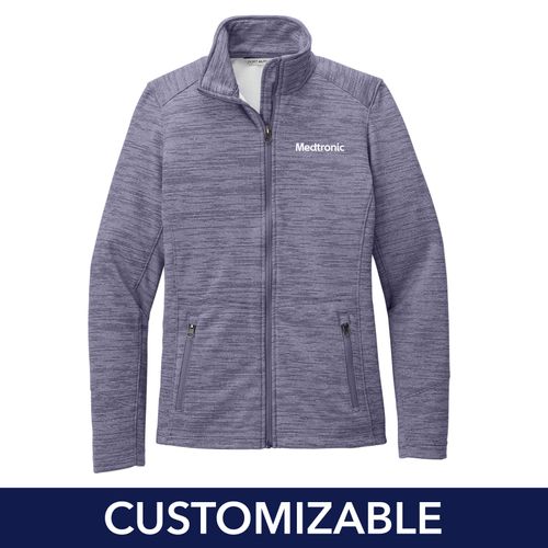 Women's Digital Stripe Fleece Jacket image thumbnail