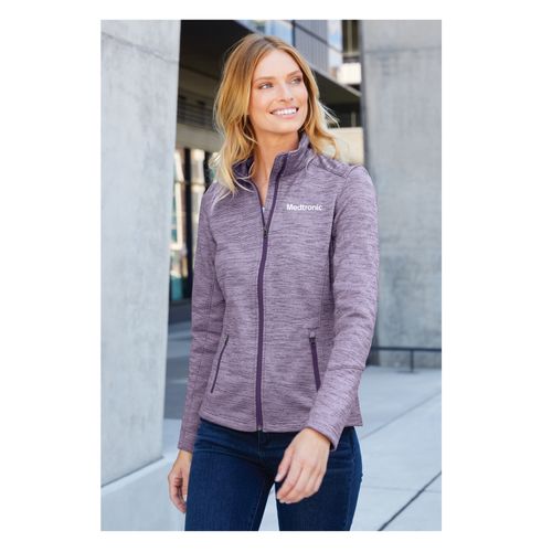 Women's Digital Stripe Fleece Jacket image thumbnail