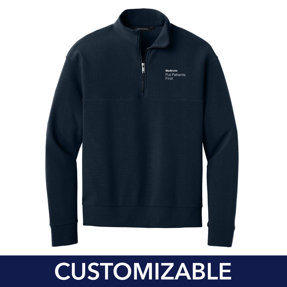 Men's Put Patients First Textured 1/4-Zip primary image