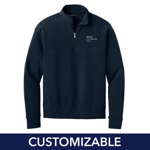 Men's Put Patients First Textured 1/4-Zip image thumbnail