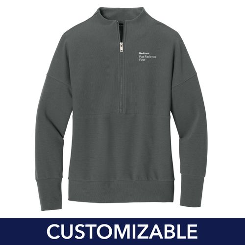 Women's Put Patients First Textured 1/4-Zip image thumbnail